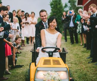 Bröllop i Hallands skogar